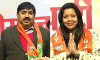 Another Akhilesh kin, Cong's poster girl join BJP