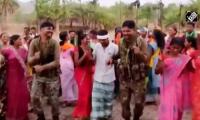 CoBRA Jawans Dance At Village Wedding