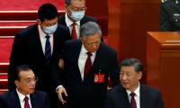 High drama at China's CPC, ex-prez Hu escorted out