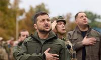 Zelenskyy Meets His Brave Soldiers