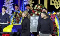 Zelenskyys At Minister's Funeral