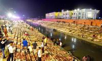 2.2 Million Diyas Light Up Ayodhya