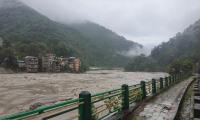 10 dead, 22 soldiers among 82 missing in Sikkim flood