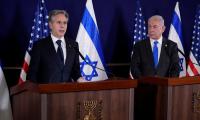 As long as America exists, ...: Blinken supports Israel