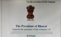 G20 invite from 'President of Bharat' triggers uproar