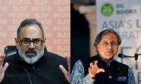 Chandrasekhar slaps defamation notice on Tharoor