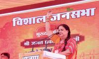 Vasundhara, Gehlot Campaign For Sons