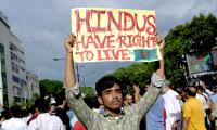 Bangla Hindus Protest Against Attacks