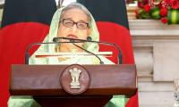 'Power hungry' Yunus...: Sheikh Hasina in 1st address