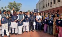 Parl adjourned amid chaos over 'Cong-Soros' link