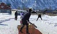 Ready To Play Cricket In The Snow?