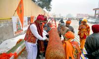 108-Foot Agarbatti Lit In Ayodhya