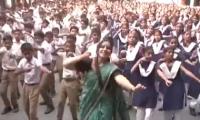 School Children, Teacher Dance For Shri Ram