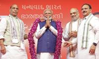 Modi wins historic 3rd term, BJP misses majority mark