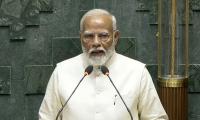 Modi, Shah, Rajnath, Gadkari take oath as MPs