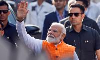 Modi hails EC for 'violence-free' polls in 2 phases