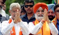 Jaishankar Campaigns For Ex-Colleague