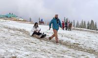 Snow Arrives Early In Kashmir