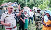 Manipur DGP Visits Drone-Bomb Area