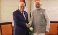 Modi meets Palestinian Prez in NY, discusses Gaza