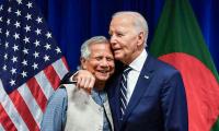 Biden Gives Yunus A Modisque Hug