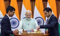 Modi Enjoys A Game Of Chess