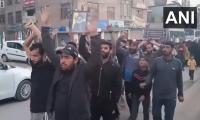 Anti-Israel protests in J-K against Nasrallah killing