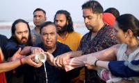 Four generations of Ambanis take a dip at Maha Kumbh