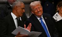 Trump opens up on his viral moment with Obama