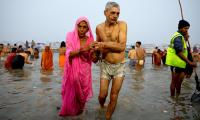 First Shahi Snan At Maha Kumbh Mela