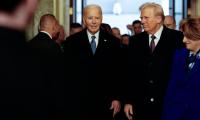 Departing from the past: Trump and Biden ride together