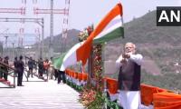 Modi inaugurates world's highest railway bridge in J-K