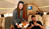 PHOTOS: Ivanovic takes flight; turns stewardess!