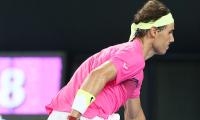 Recovering Nadal tries his hand at 'disco' tennis