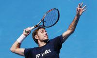 Defending champ Wawrinka focusing on one match at a time