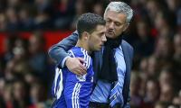 Mourinho is best manager, Hazard says while dismissing reports of rift