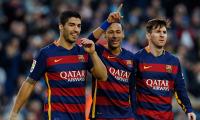 La Liga: Neymar double as Barca's rampant strikers sink Sociedad