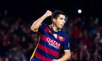 La Liga: Suarez makes history as Barca thrash Gijon