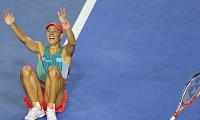 Debutant Kerber upsets record chaser Williams