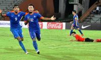 India thrash Laos 6-1, book Asian Cup Qualifiers berth