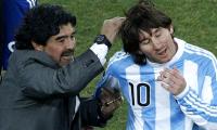 President, Maradona urge Messi to stay with Argentina