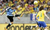 WC Qualifiers: Suarez scores on Uruguay return in 2-2 draw against Brazil