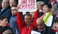 It's disappointed love, Wenger says about protests