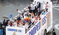 PHOTOS: Kings of Europe Real Madrid take celebrations to the street