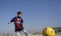 Young Afghan Messi fan flees over kidnap fears