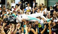 Rosberg finishes 2nd in Abu Dhabi to clinch F1 Championship