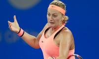 Kvitova powers past Cibulkova to capture Wuhan Open title