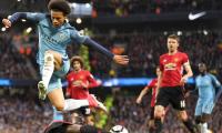 Manchester derby: United hold on for goalless draw at City