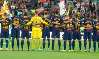 Watch FC Barcelona pay tribute to victims of terror attacks 