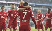 Roundup: Bayern record 13th consecutive win; Inter win seventh game in a row